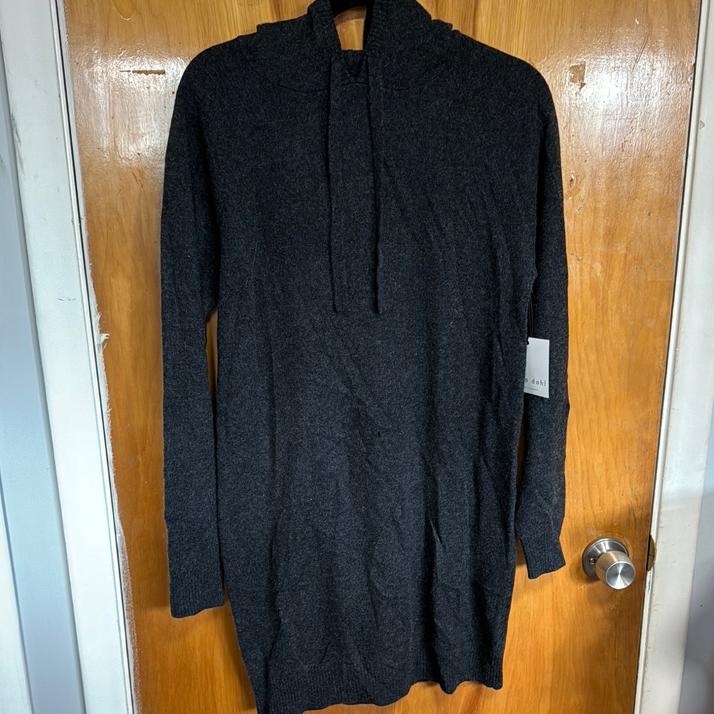 Women's Cashmere Grey Sweater Dress